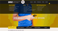 Desktop Screenshot of ae2agence.com